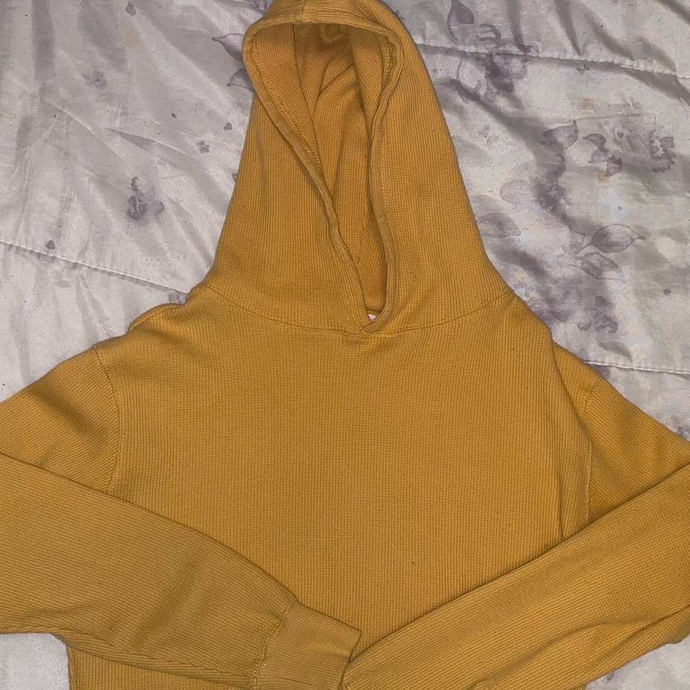 Blue notes crooped hoodie